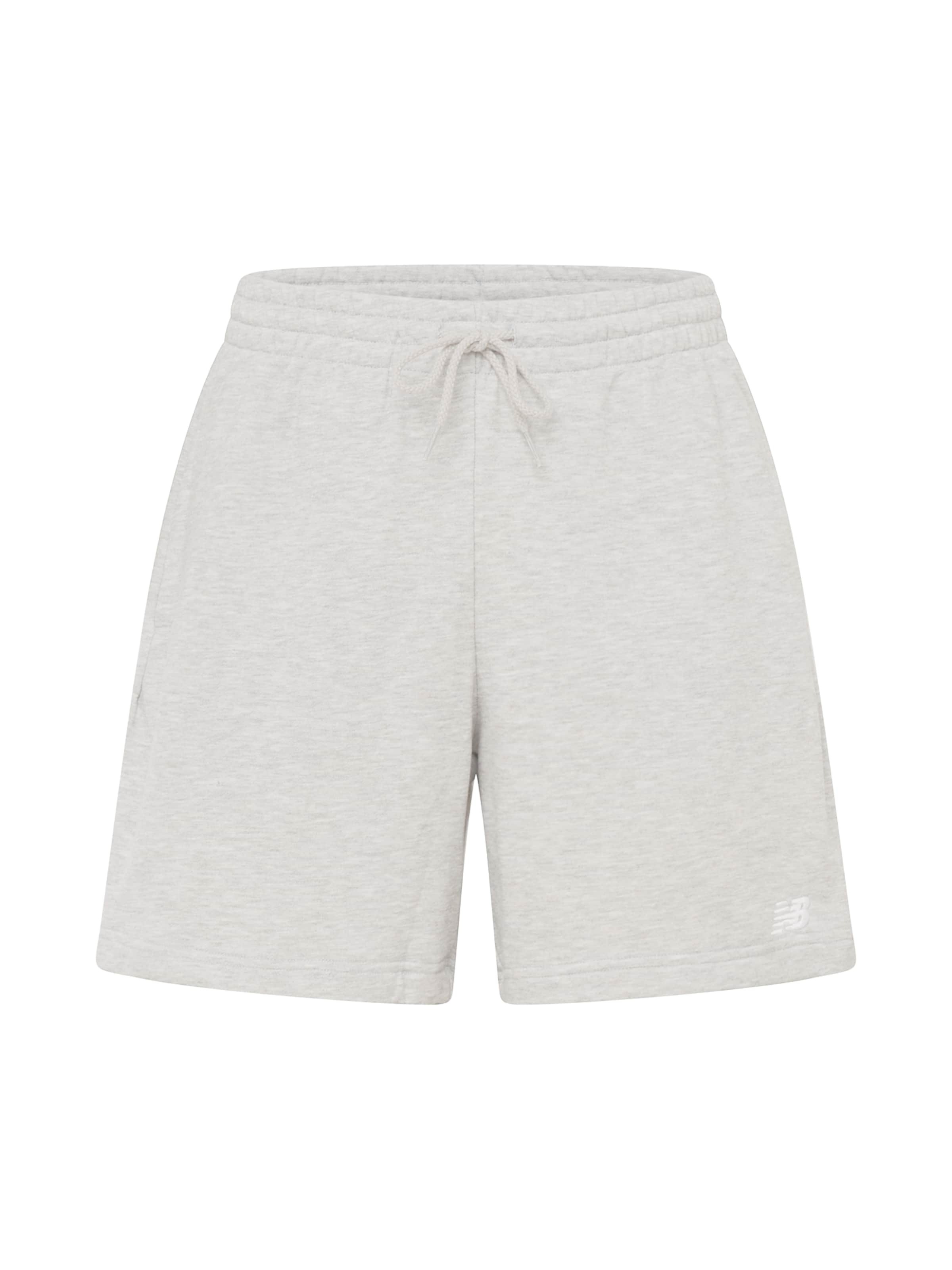 new balance Nadrág 'Essentials' szürke melír / fehér