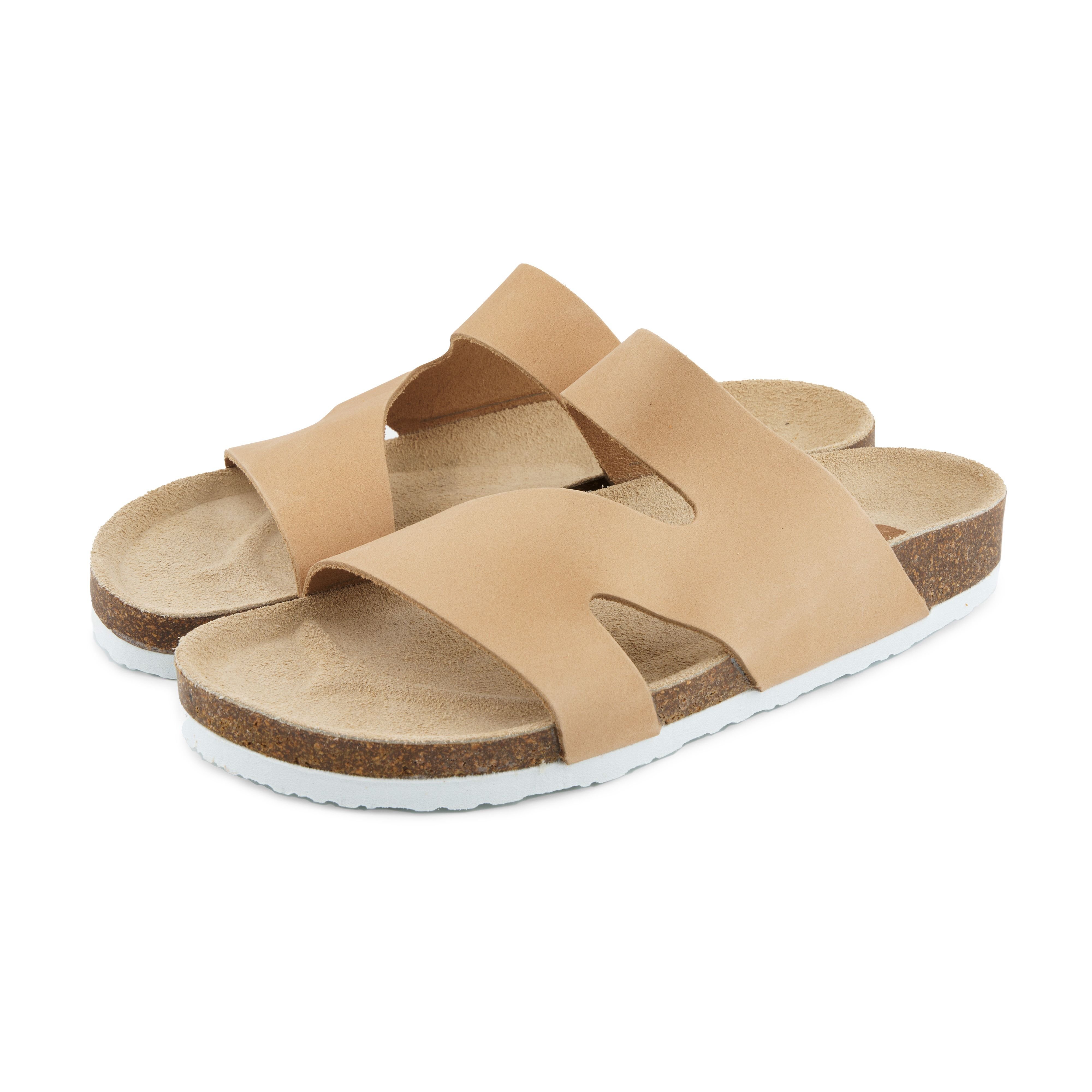 Vlnka Női anatómiai parafa papucs Lola, krém színű 2024-es modell felnőtt cipő