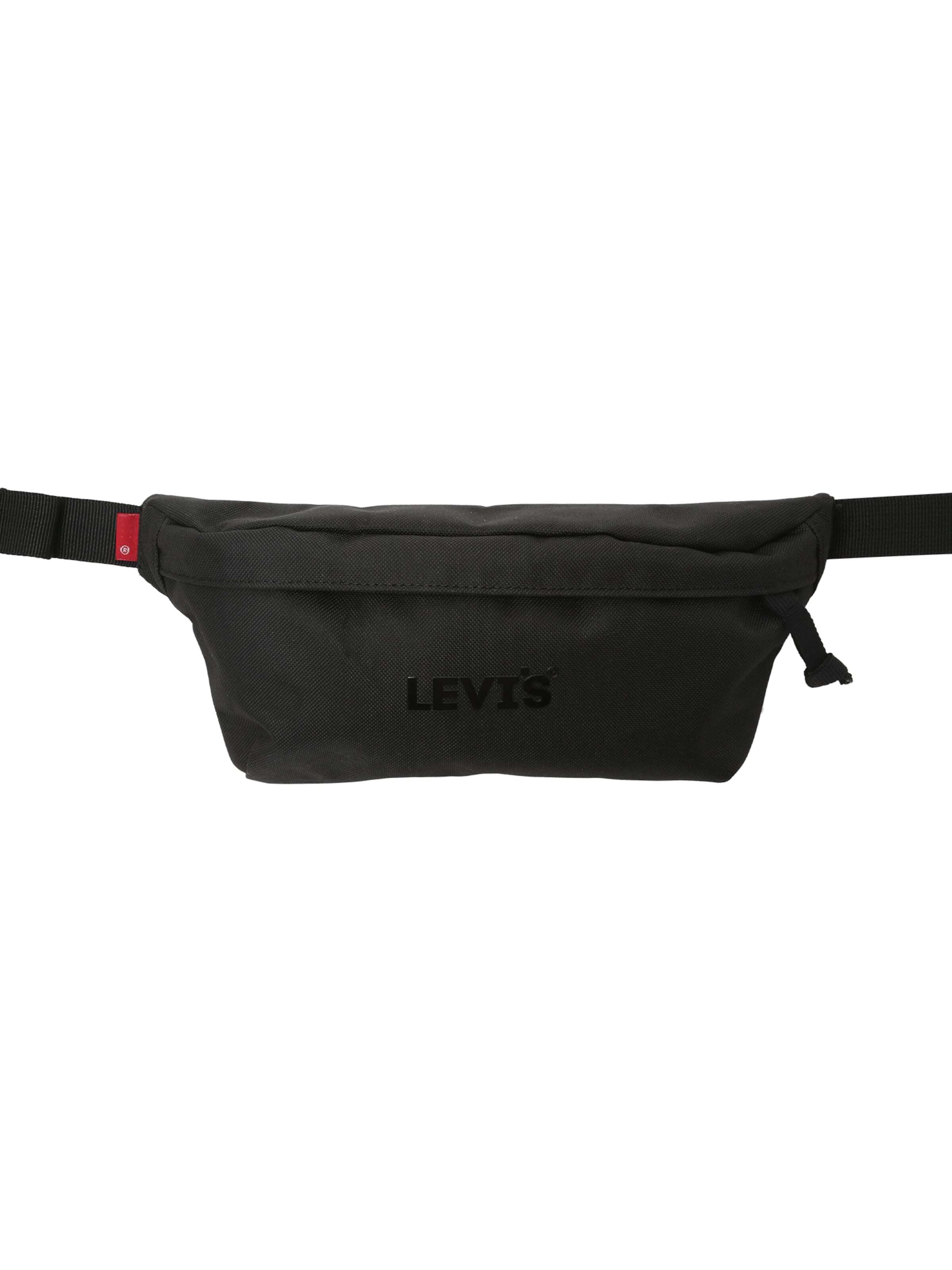 LEVI'S  Övtáska 'Levi's Headline Logo Small Banana Sling Bag' piros / fekete