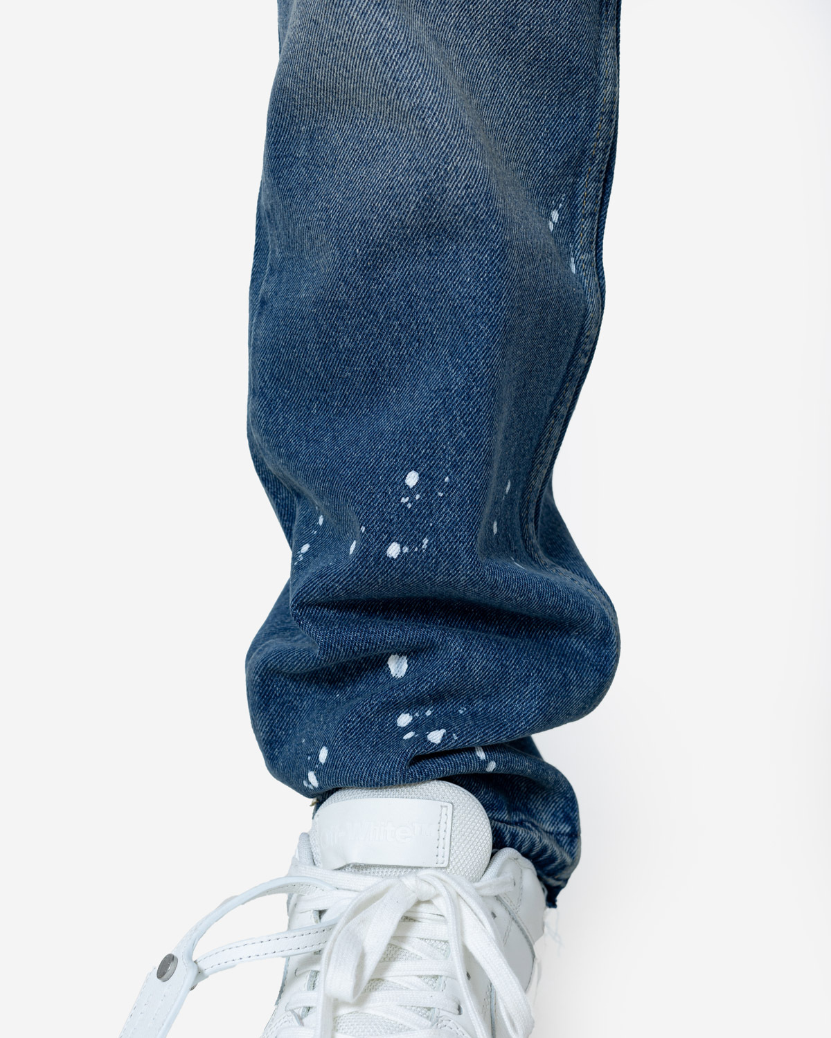 Don Lemme Férfi straight fit farmer Splatter - washed blue