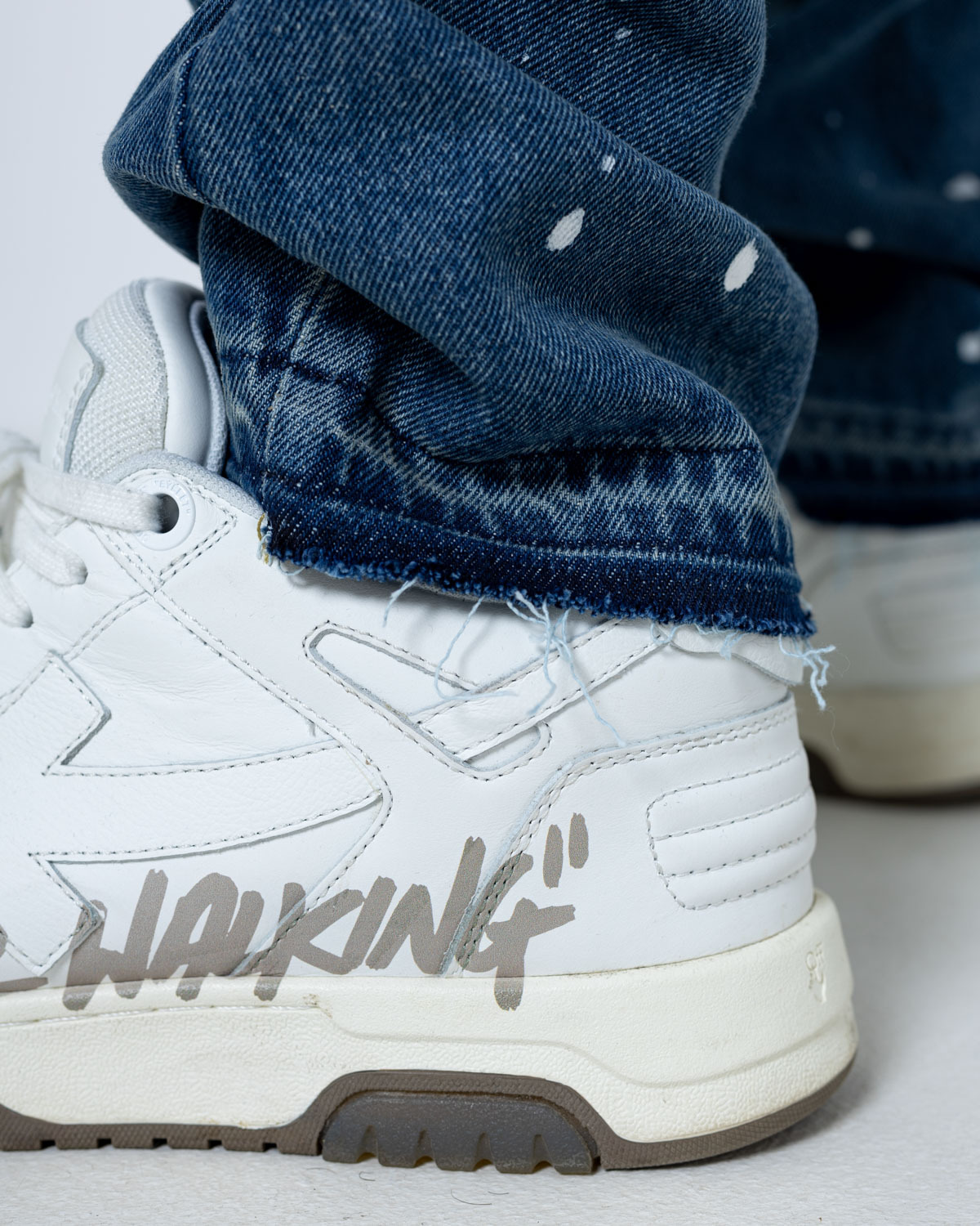 Don Lemme Férfi straight fit farmer Splatter - washed blue