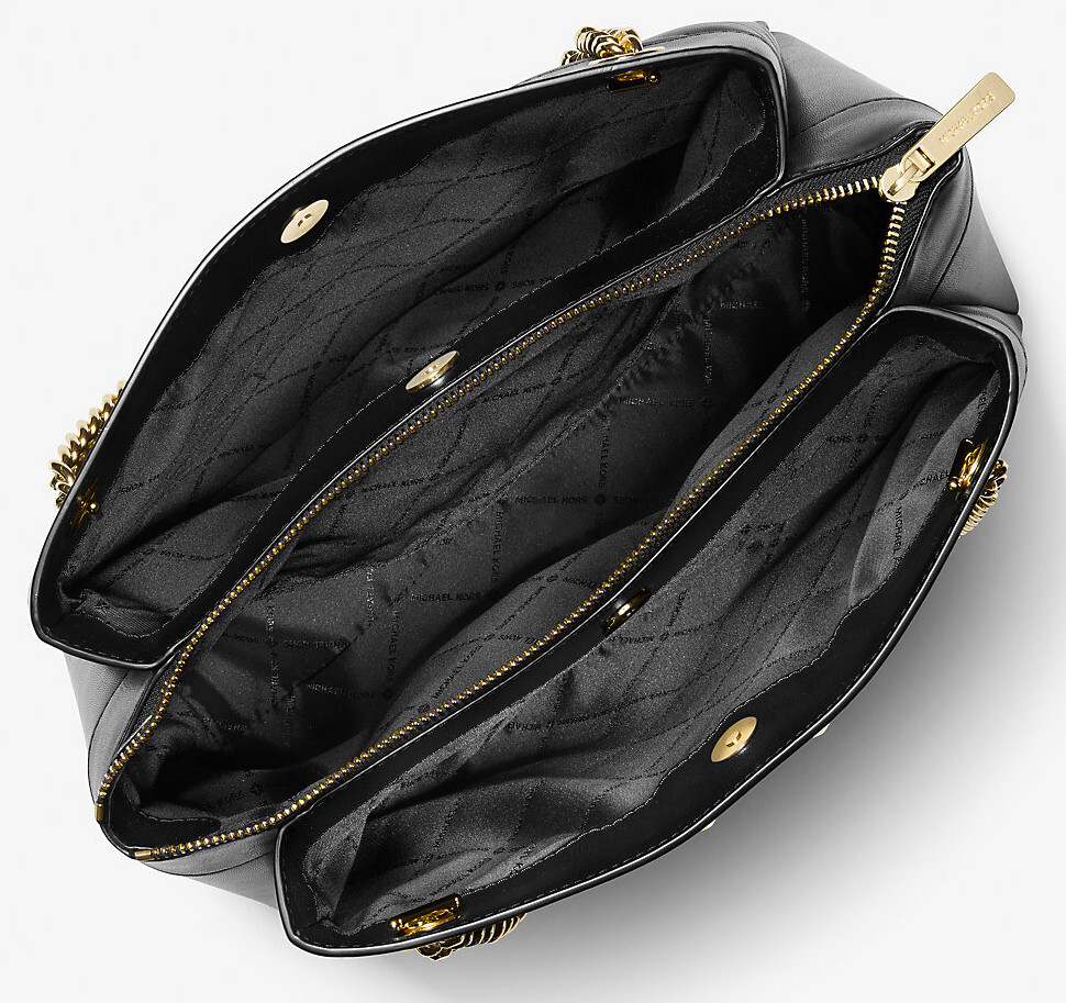 Michael Kors Whitney Medium Quilted Tote Bag Black