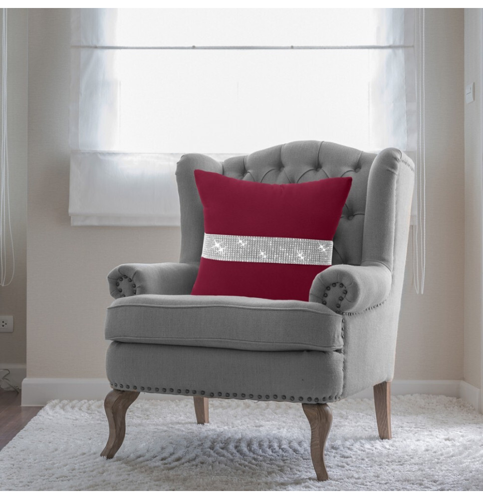 Mondo Italia Párnahuzat cirkonokkal bordó