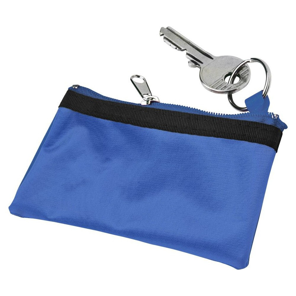 Ismeretlen Kulcstartó cipzáras tartóval, kék