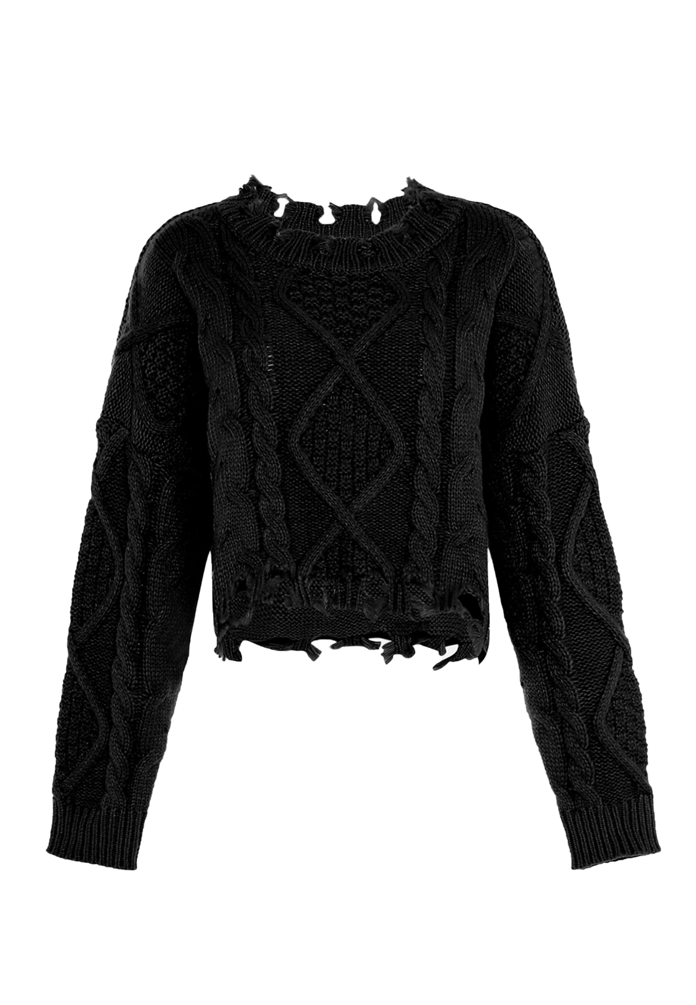 MYMO Pulóver fekete