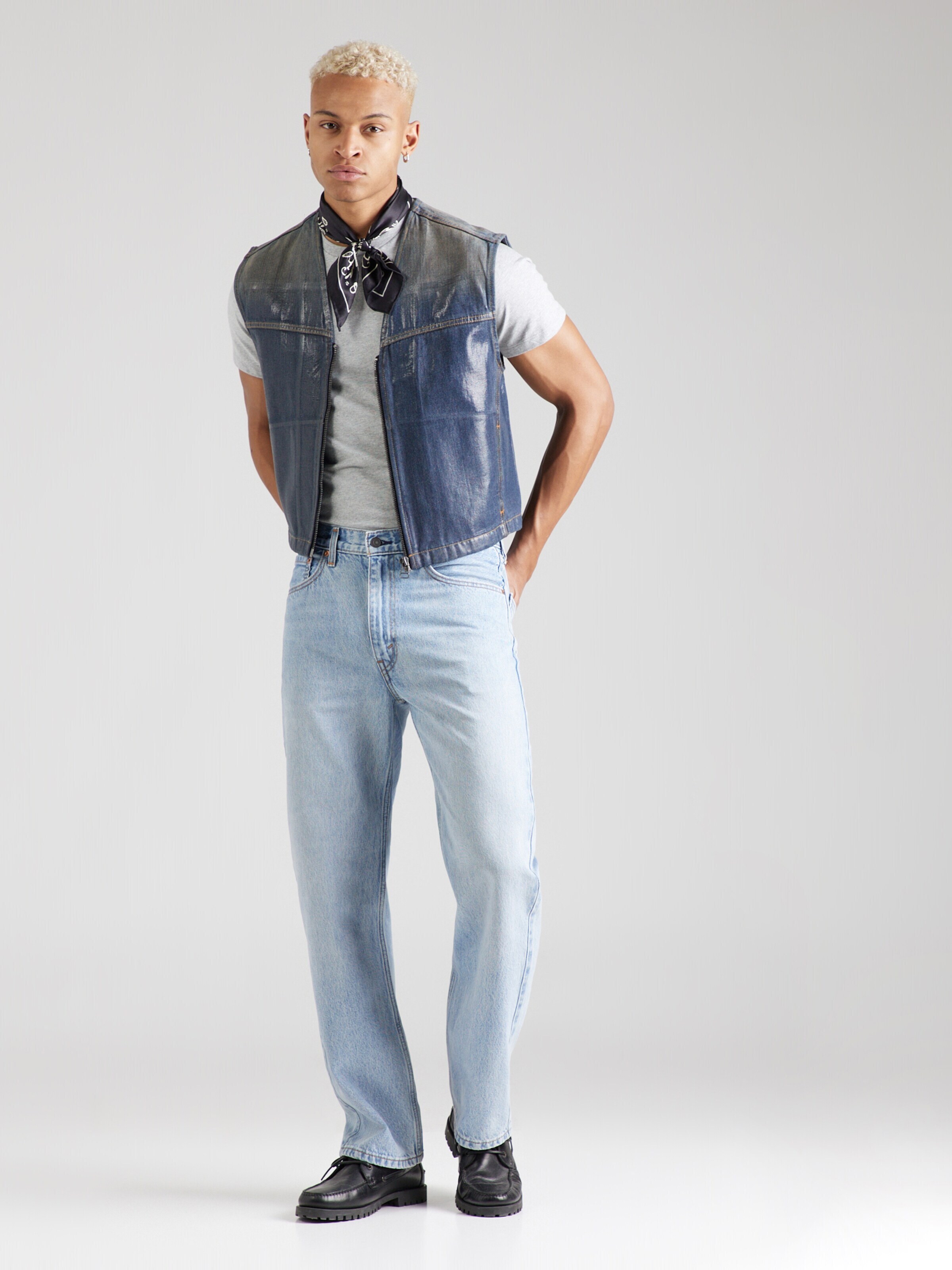 LEVI'S  Farmer '565 Loose Straight' kék / indigó