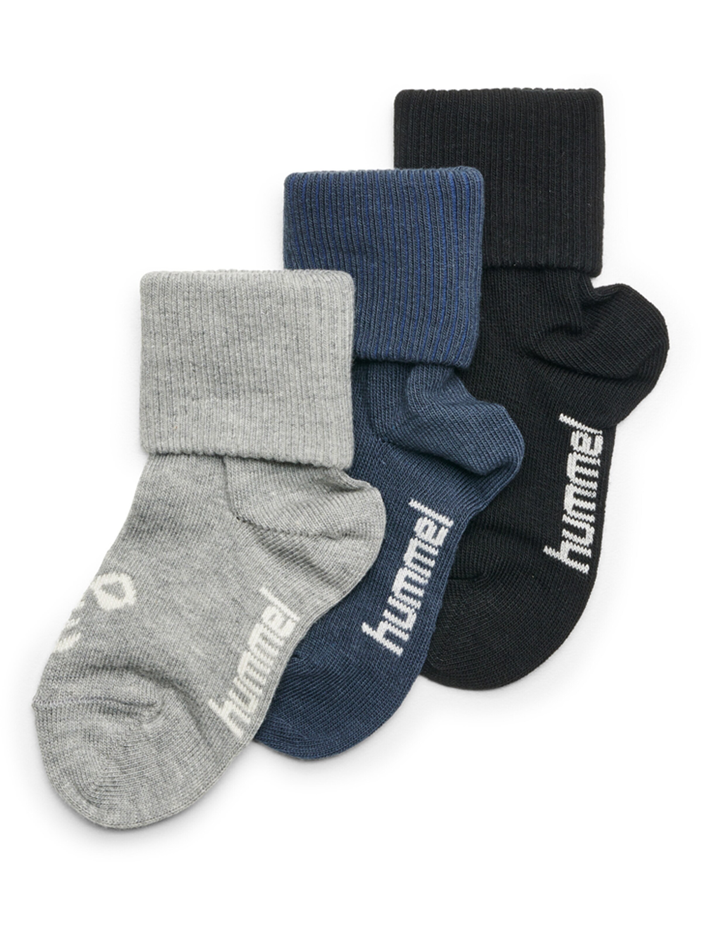 Hummel Zokni 'Sora' tengerészkék / szürke melír / fekete / fehér