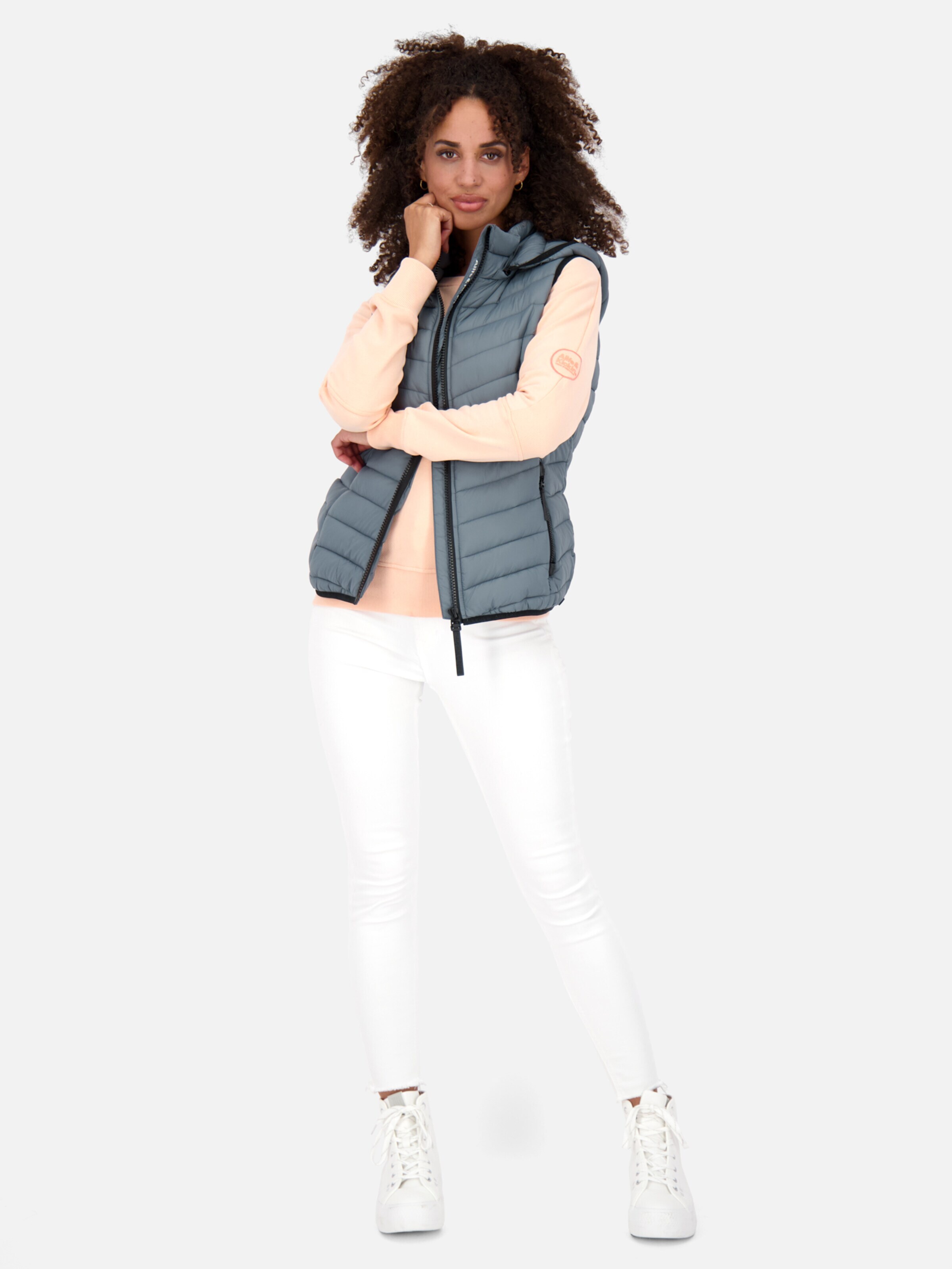 alife & kickin Mellény 'LenkaAK' galambkék / fekete