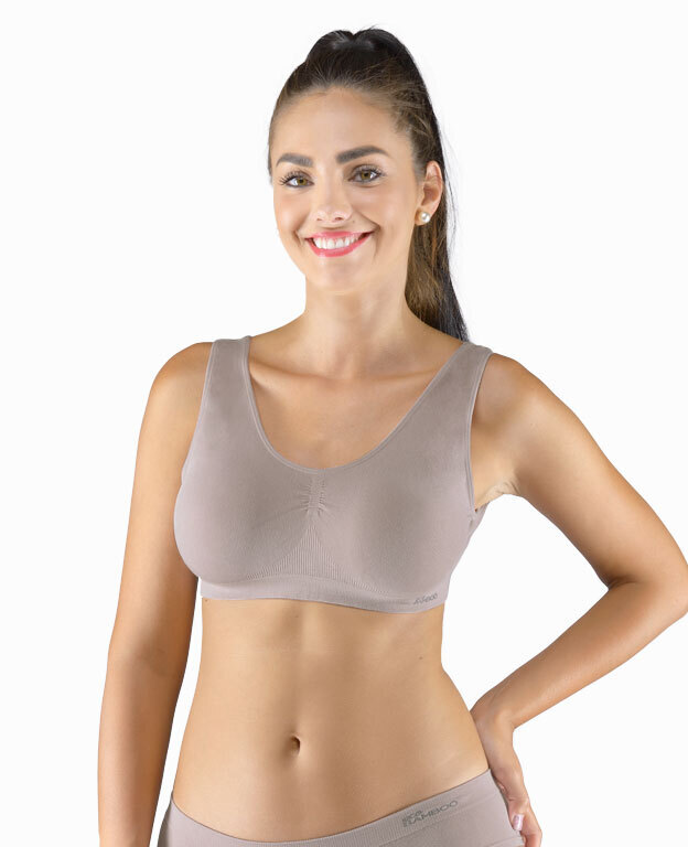 Glara Bamboo bra with wide straps