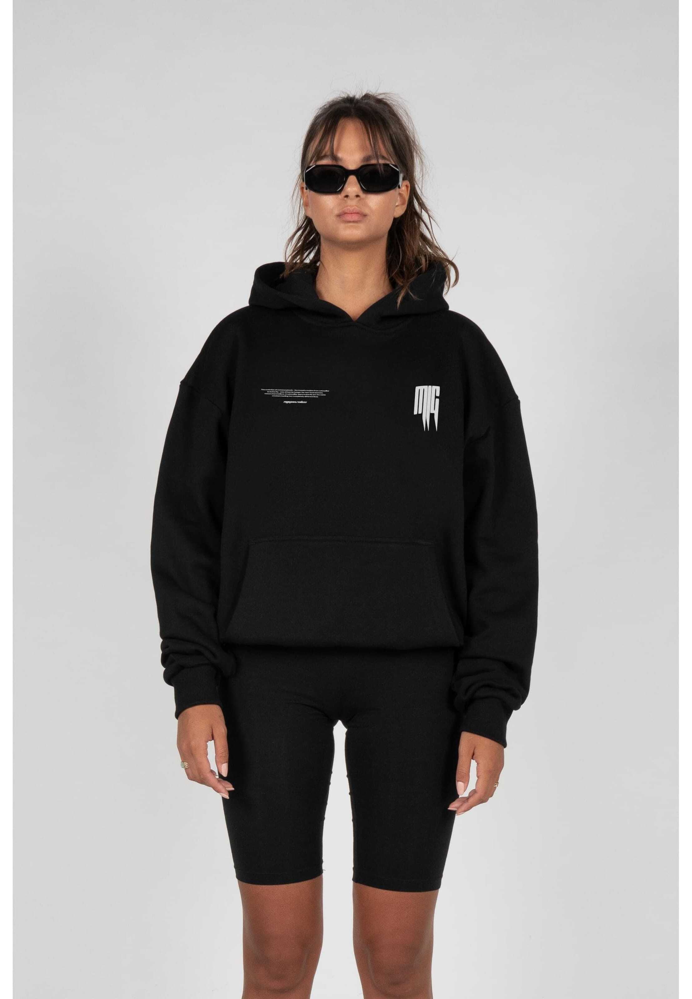 MJ Gonzales Tréning póló 'Metamorphose V.2' lila / fekete / fehér