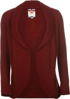 lee cooper open cardigan ladies