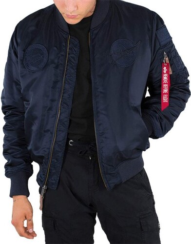 Alpha Industries MA 1 VF NASA 166107 403 férfi kabát GLAMI.hu Alpha Industries MA 1 VF NASA férfi dzseki, Kék, L es méret