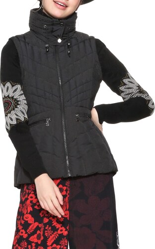 Desigual fekete dzseki Elysian levehetô ujakkal GLAMI.hu Desigual Chaq Parla női kabát 42 fekete | MALL.HU