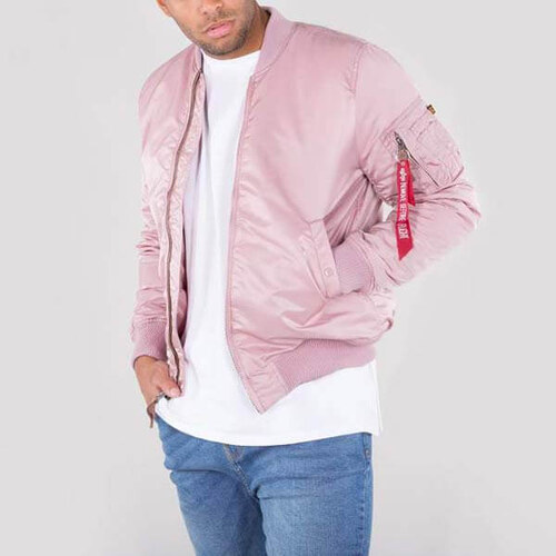 Alpha Industries MA 1 VF 59 Long Jacket Pink GLAMI.hu Alpha Industries Ma 1 Vf 59 férfi bomber dzseki rózsaszín
