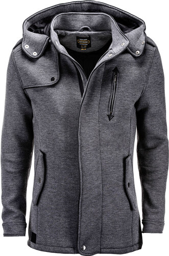Ombre Clothing Férfi kabát Raylan grafitszürke GLAMI.hu Ombre Clothing Férfi kabát Raylan grafitszürke GLAMI.hu