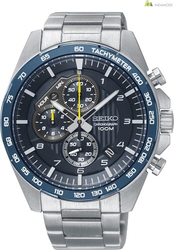Seiko fémszíjas elegáns és sportos férfi karóra Quartz Seiko sportosan elegáns fémszíjas férfi karóra Quartz