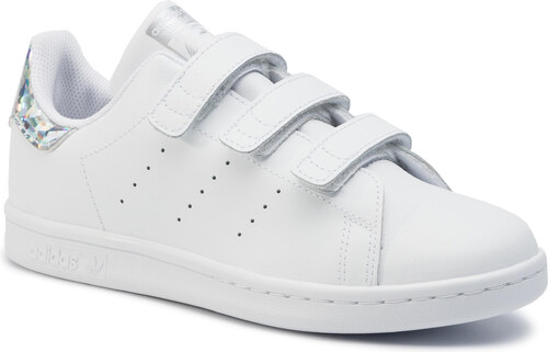 EE8484 Adidas Kids Stan Smith Cf C Ftwwht/Ftwwht/Cblack Λευκό 28 | SQUARE