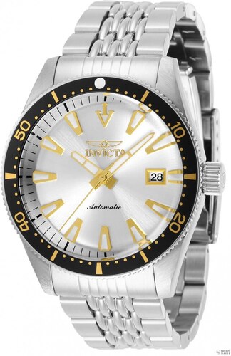 Invicta férfi Vintage automata óra karóra nemesacél szíj Invicta férfi Vintage automata óra karóra nemesacél szíj