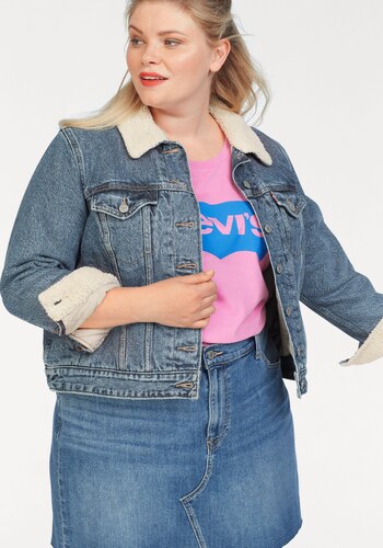 Levi's Plus farmerdzseki »Plus Size Sherpa Trucker« GLAMI.hu Levis plus Levi's Plus farmerdzseki »Plus Size Sherpa