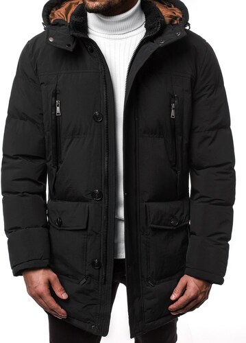 LegyFerfi Fekete téli parka kabát JBJP1097 GLAMI.hu Firetrap férfi parka kabát | Férfi parka kabátok | Kabátok
