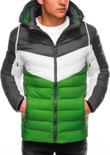 Ombre Clothing Zöld téli kombinált dzseki c418 GLAMI.hu Ombre Clothing Neon zöld steppelt dzseki C371 GLAMI.hu