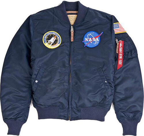 Alpha Industries MA 1 VF NASA Rep. Blue GLAMI.hu Alpha Industries MA 1 VF NASA férfi dzseki, Kék, L es méret