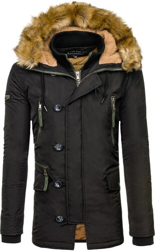 Férfi téli parka dzseki fekete Bolf 1045C GLAMI.hu Férfi téli parka dzseki zöld Bolf 1888 Zöld