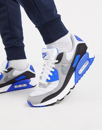 Nike Air Max 90 Recraft trainers in white/royal blue - GLAMI.hu