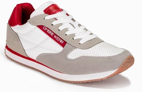 OMBRE Férfi sportcipő T310 bézs GLAMI.hu Sportcipő DIADORA - S8000 Nyl Ita 501.170470 01 C6602 Lunar Rock/Fiery Red - Sneakers - Félcipő - Férfi