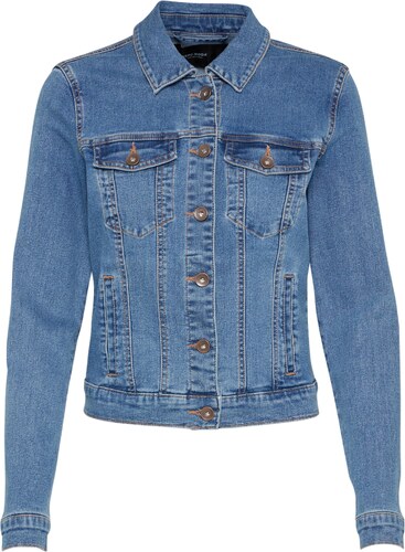VERO MODA Átmeneti dzseki 'HOT SOYA' kék farmer GLAMI.hu Bélelt Női farmer dzsekik Glami.hu