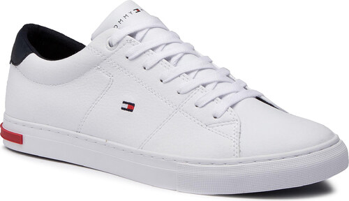 essential leather sneaker white ybr