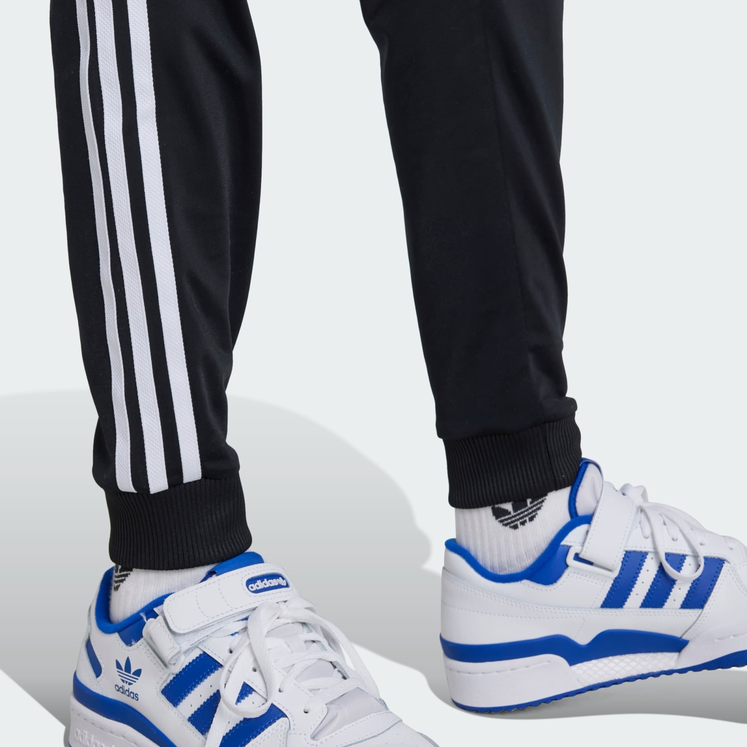 ADIDAS ORIGINALS Nadrág 'Adicolor' fekete / fehér