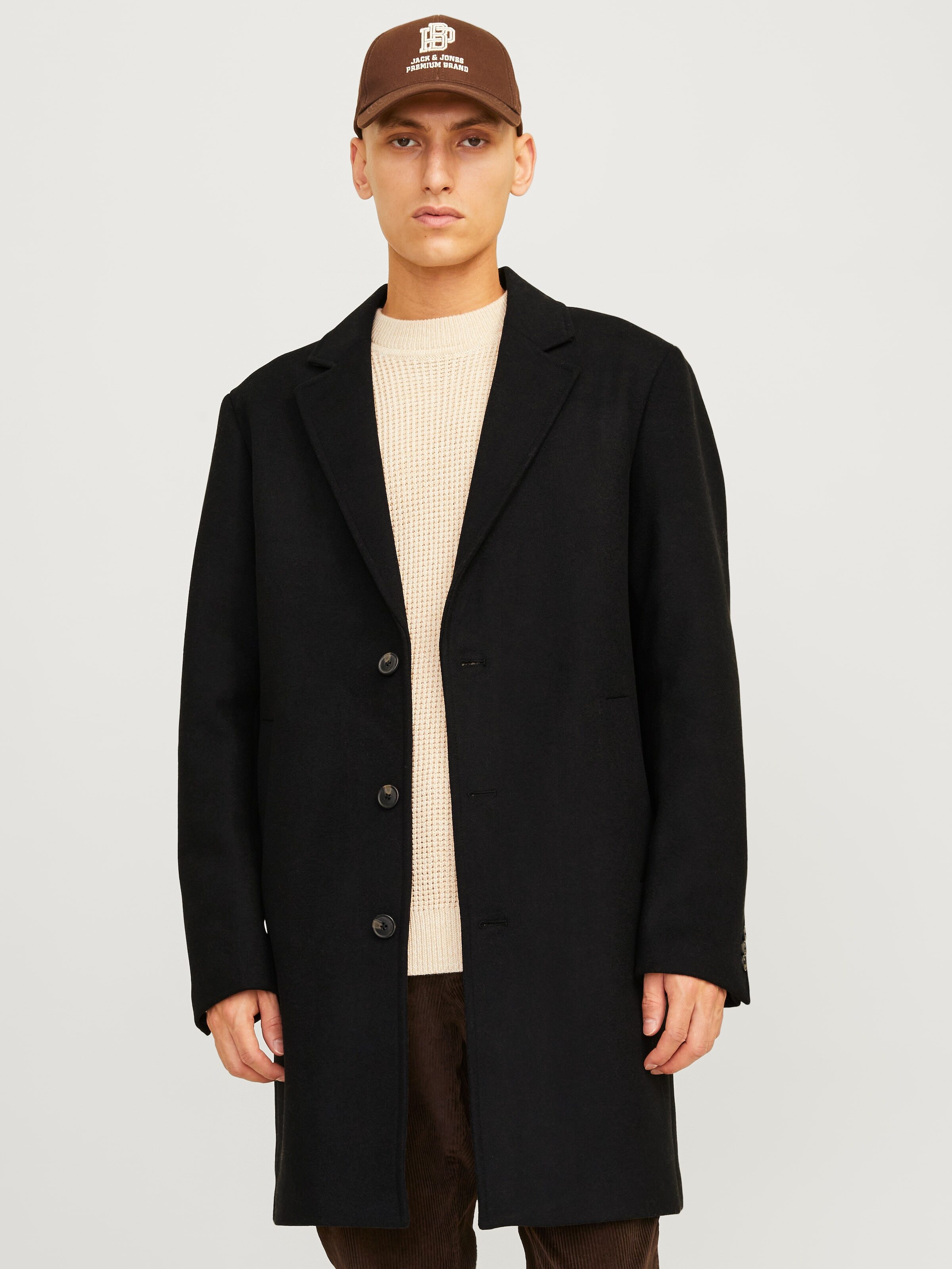 JACK & JONES Átmeneti kabátok 'JJEHarrison' fekete