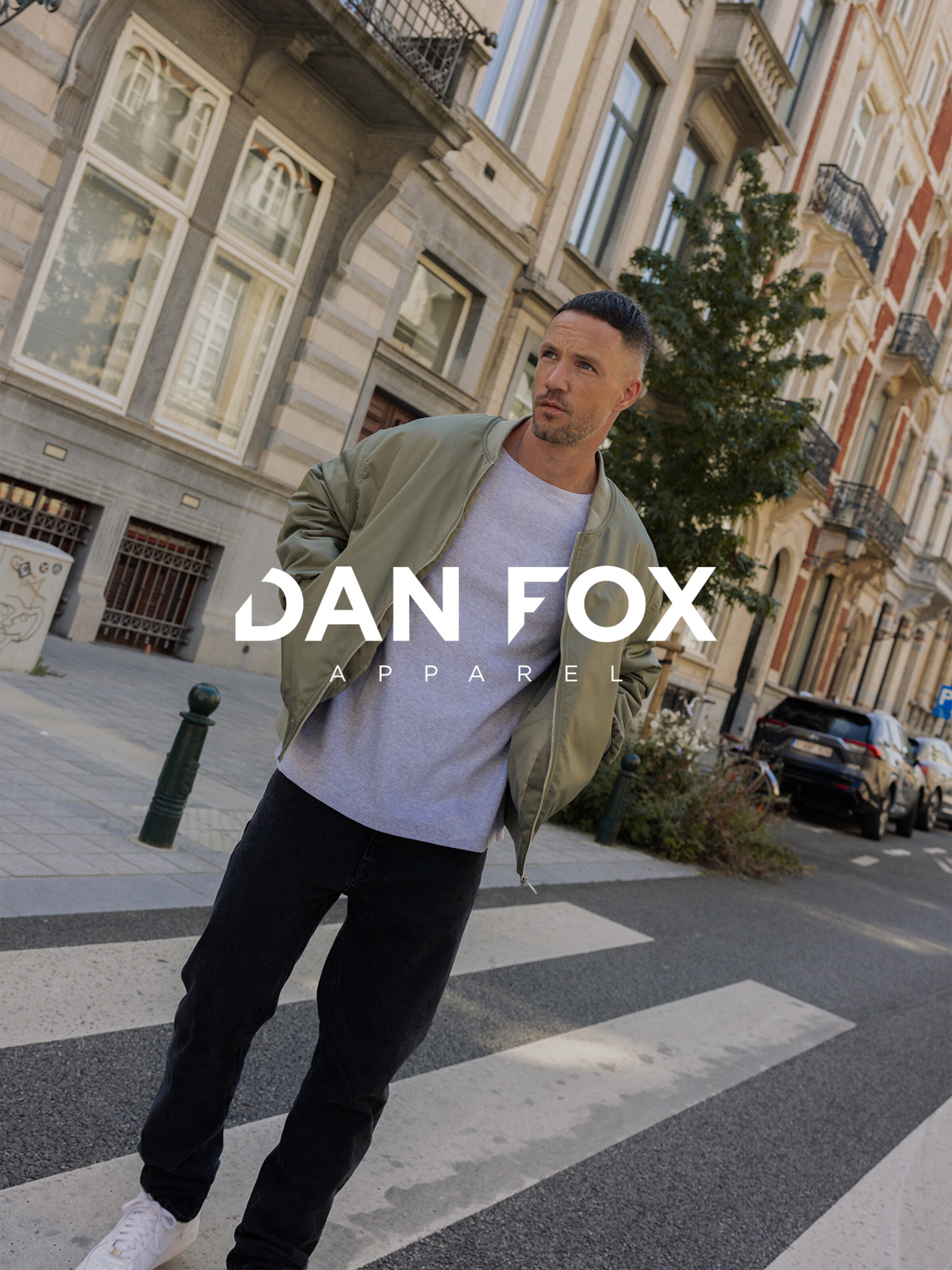 DAN FOX APPAREL Pulóver 'Orlando' taupe