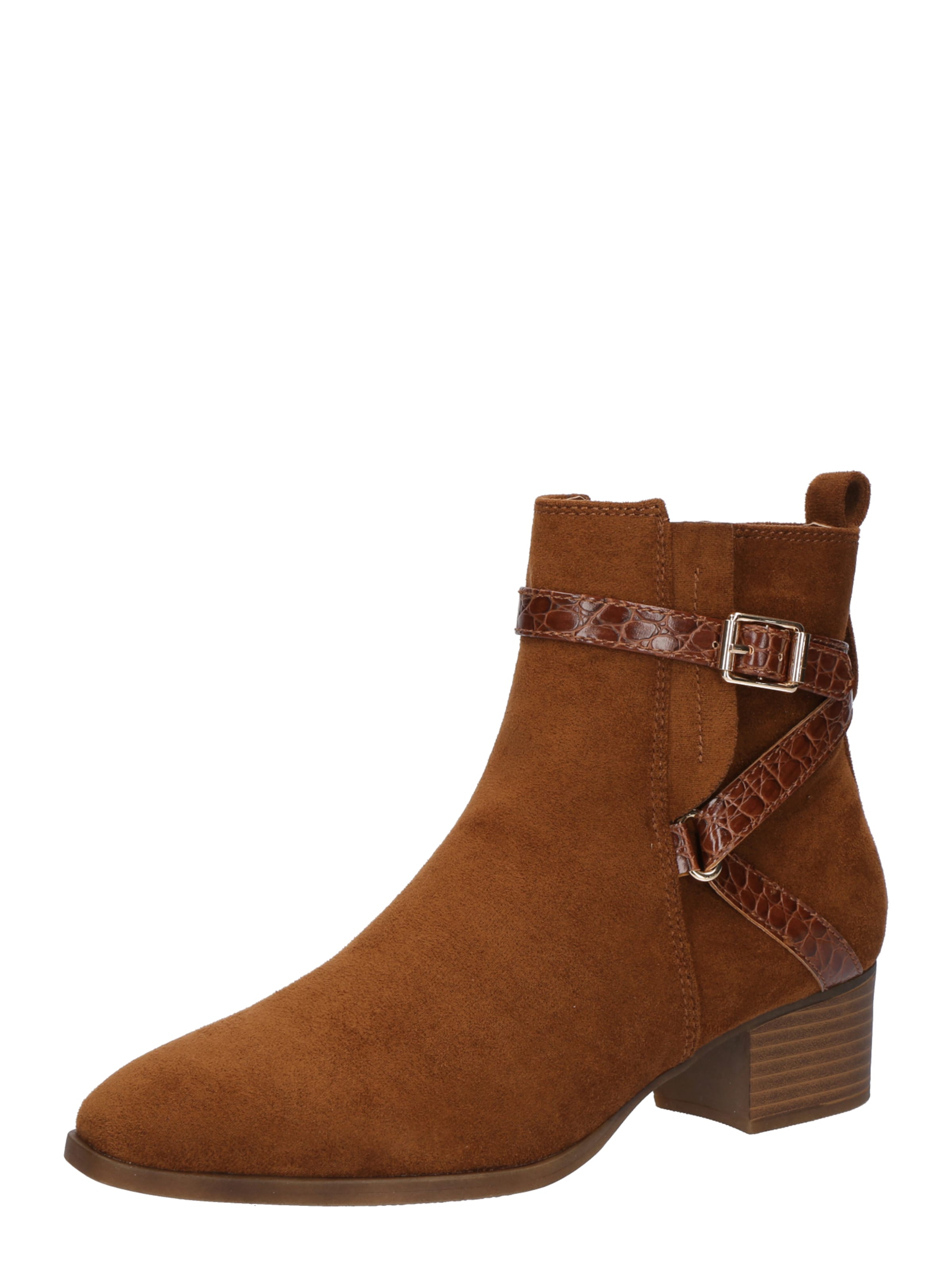 ABOUT YOU Rövid szárú csizmák 'Elli' konyak