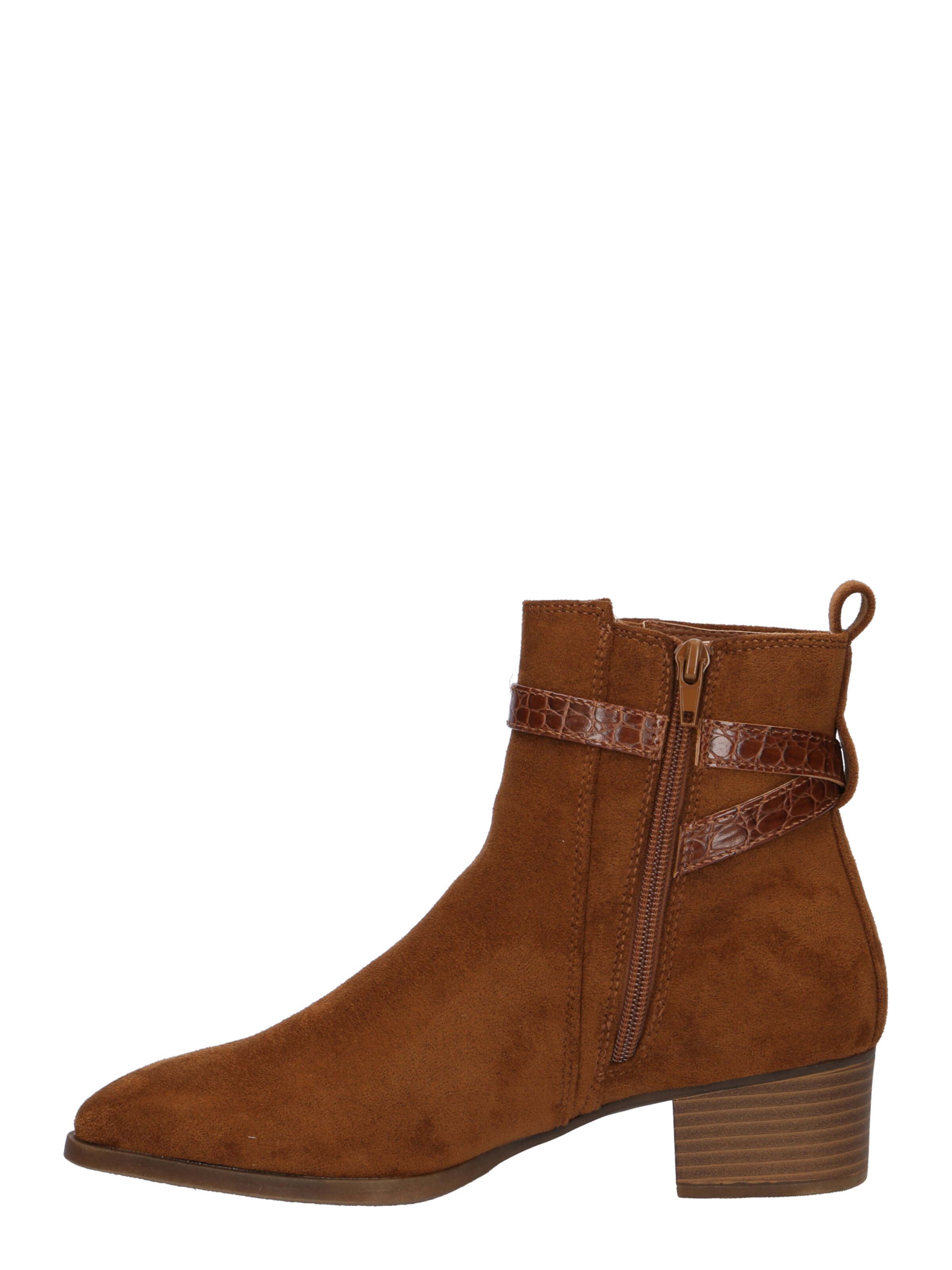 ABOUT YOU Rövid szárú csizmák 'Elli' konyak