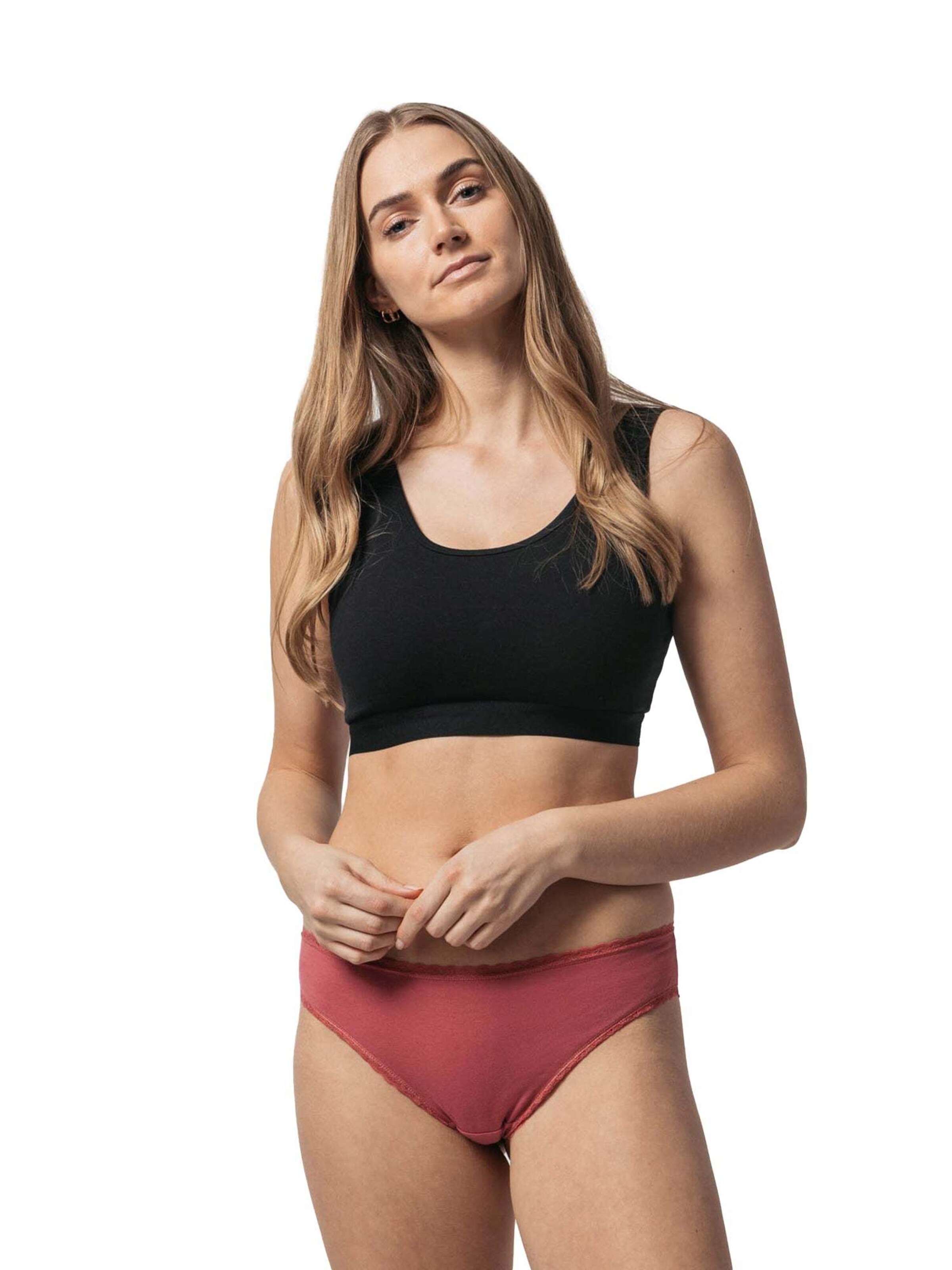 SNOCKS Slip mályva / borvörös / fekete