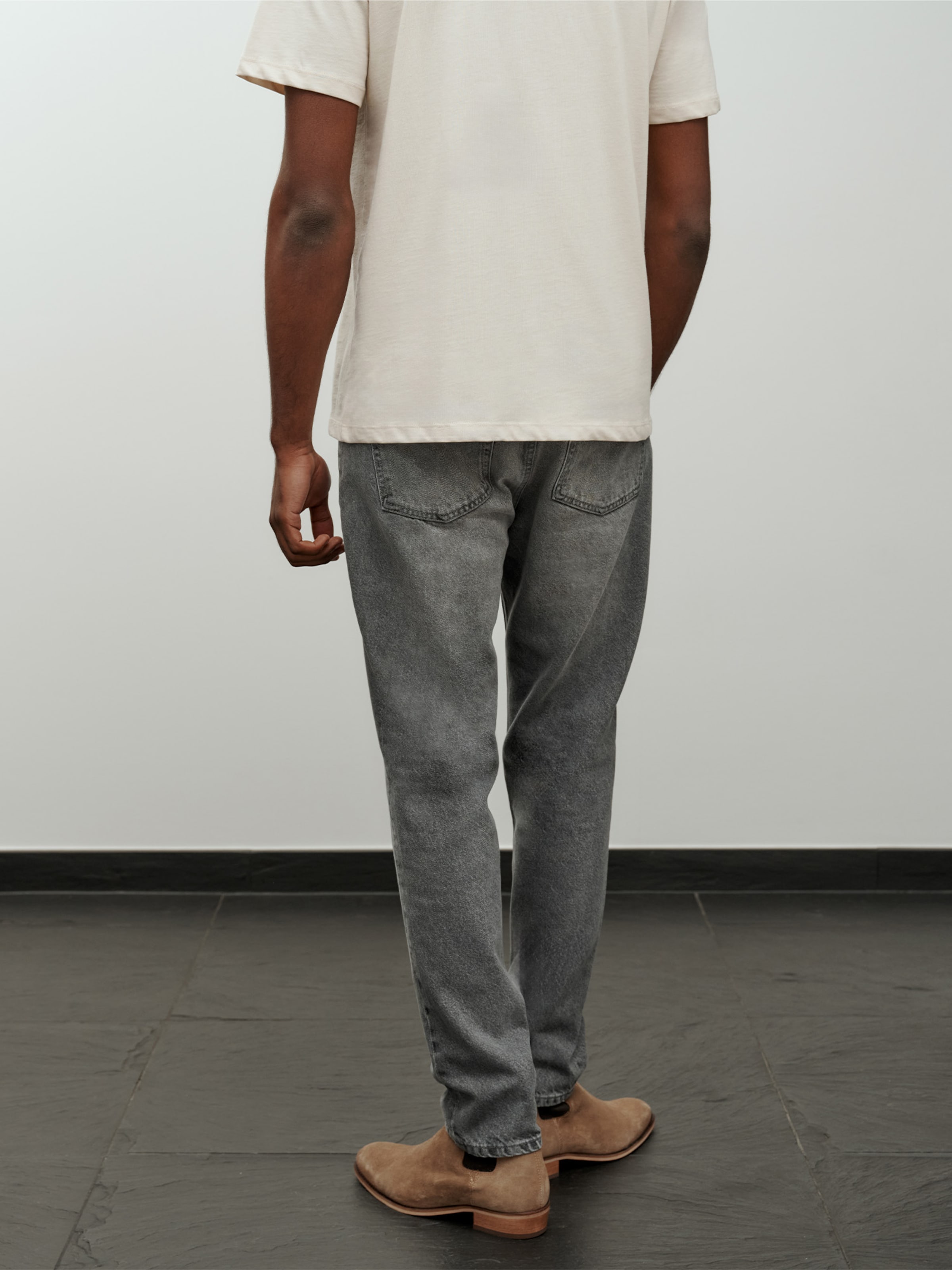 DAN FOX APPAREL Farmer 'Essential' szürke farmer