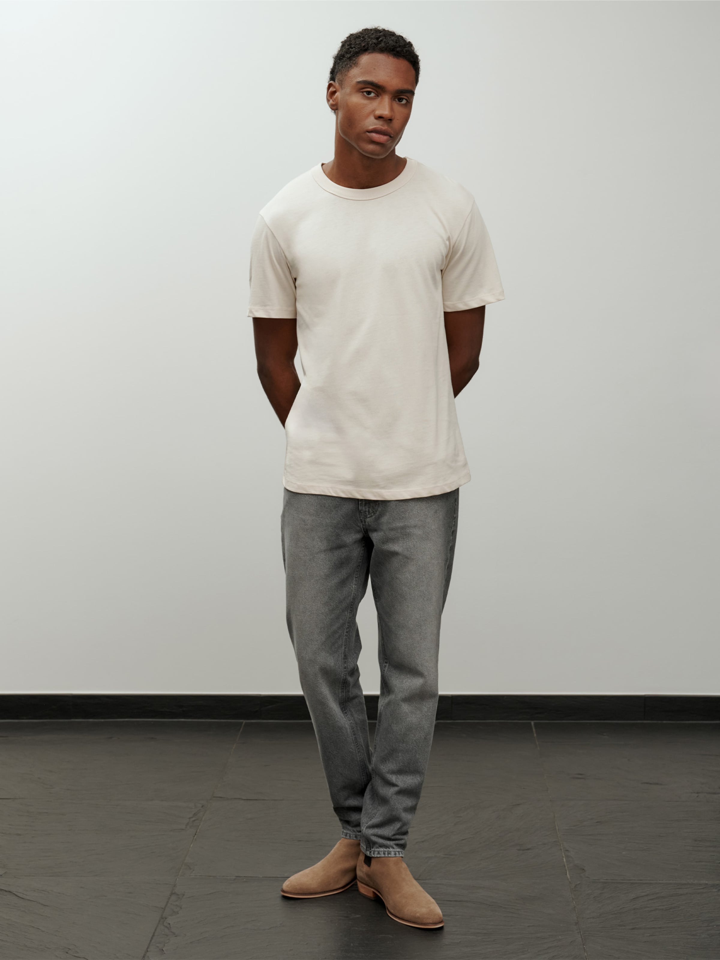 DAN FOX APPAREL Farmer 'Essential' szürke farmer