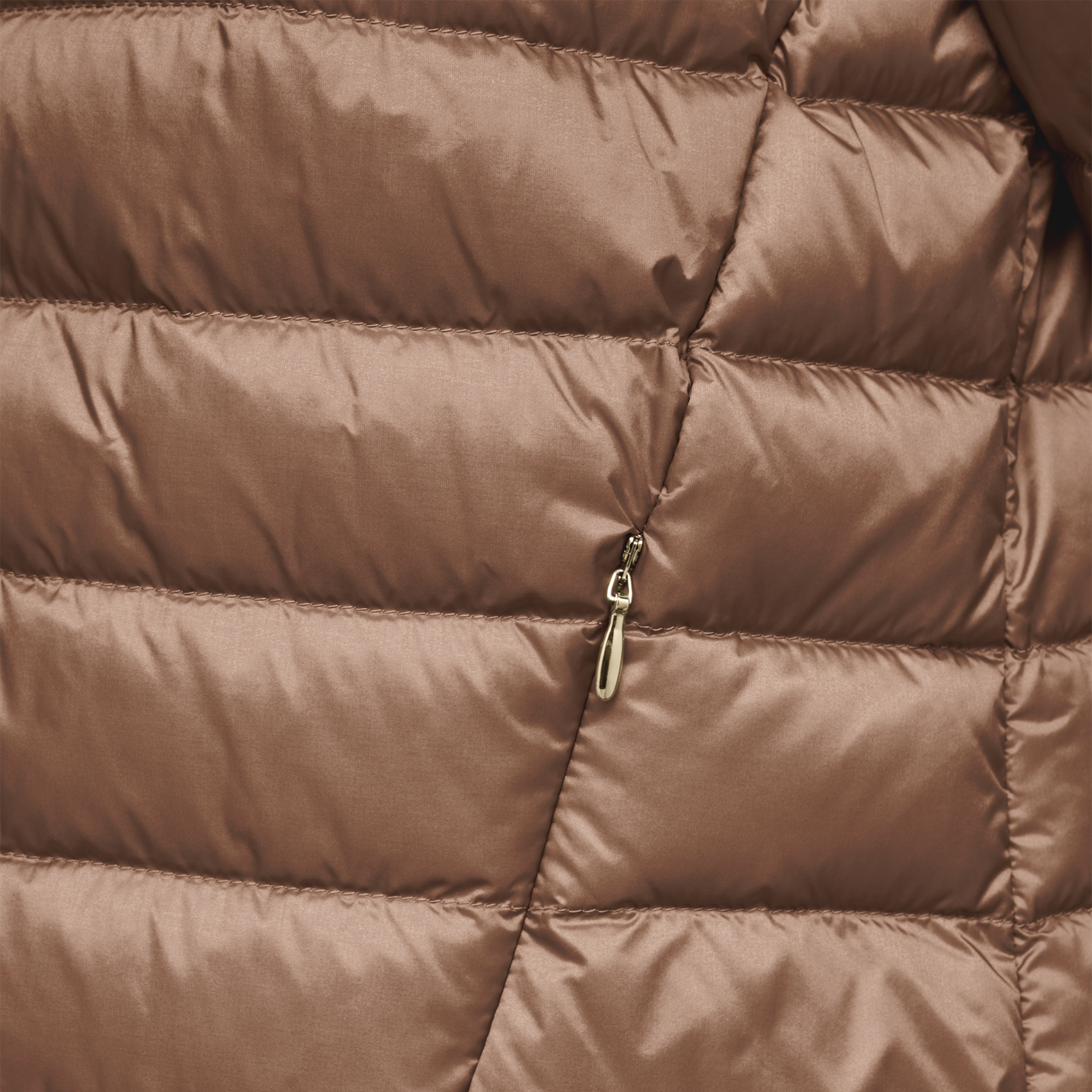 Dark Brown Women's Quilted Jacket Geox Jaysen - Women's