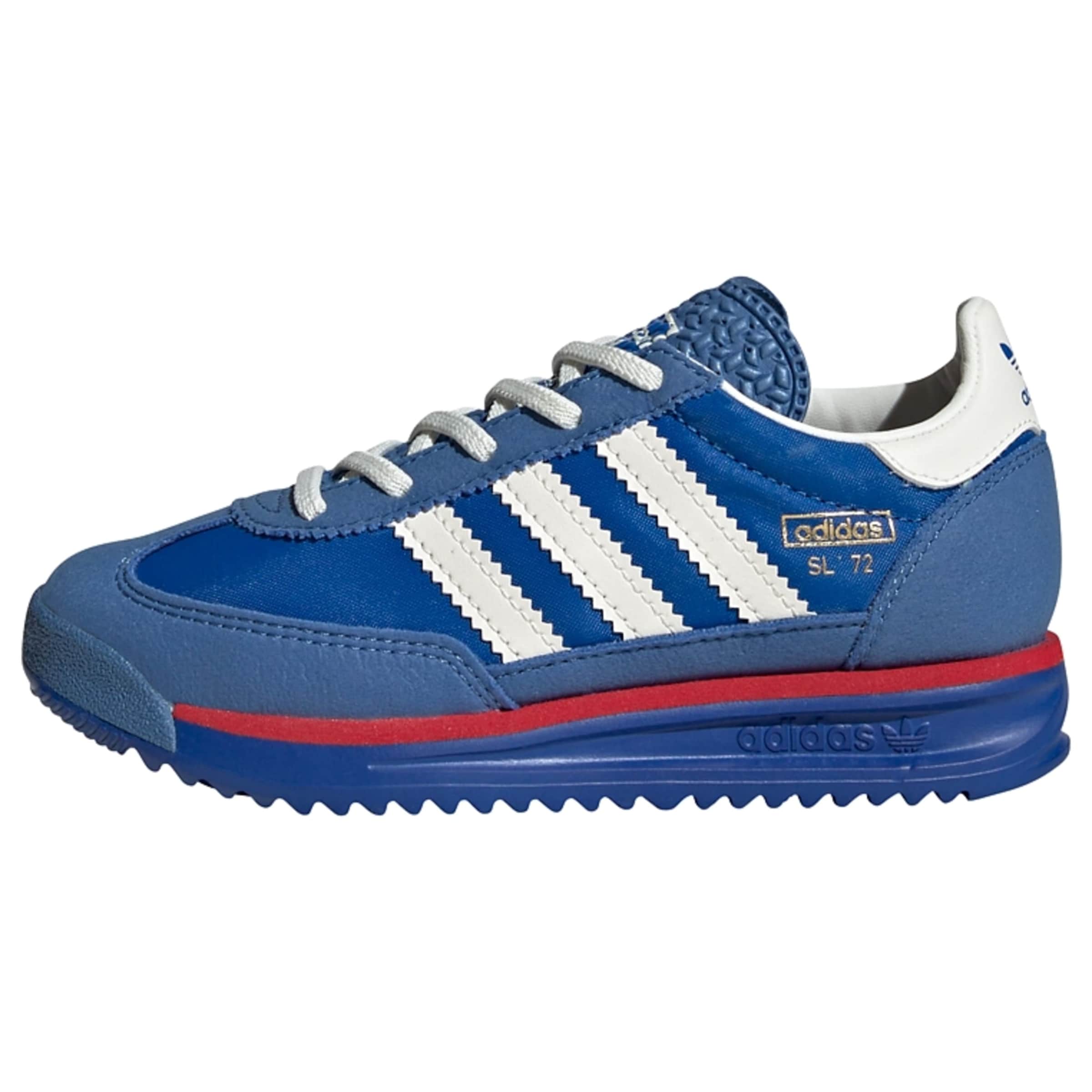 ADIDAS ORIGINALS Sportcipő 'SL 72 RS' kék / arany / piros / fehér