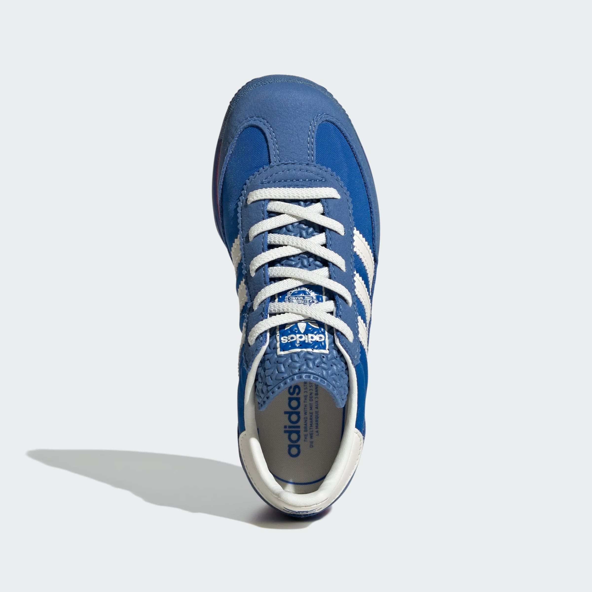 ADIDAS ORIGINALS Sportcipő 'SL 72 RS' kék / arany / piros / fehér