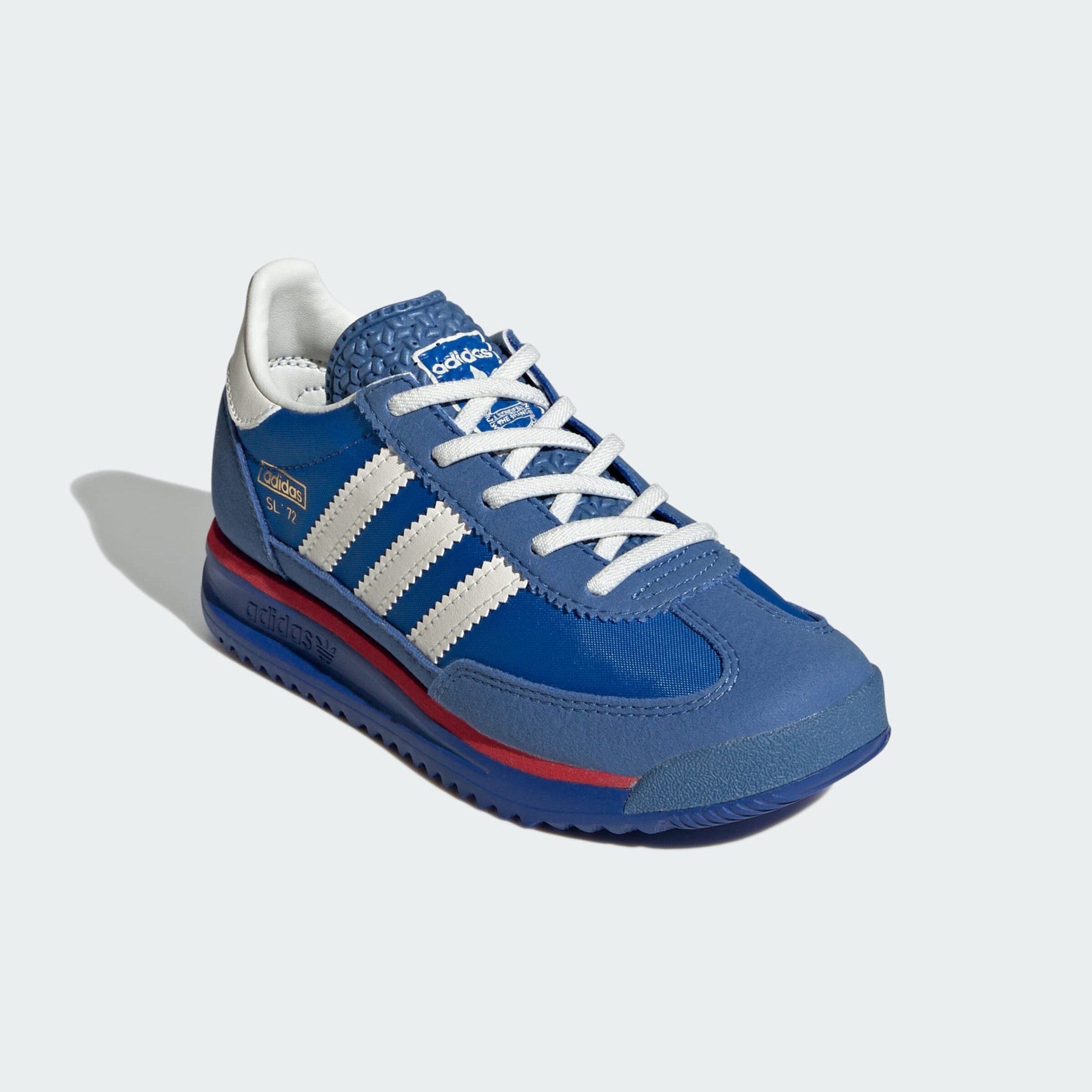 ADIDAS ORIGINALS Sportcipő 'SL 72 RS' kék / arany / piros / fehér
