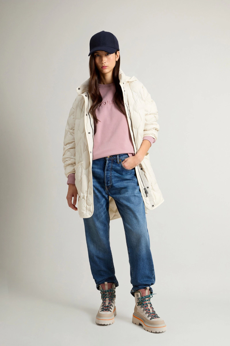 MELEGÍTŐ FELSŐ WOOLRICH LIGHT FLEECE CREWNECK