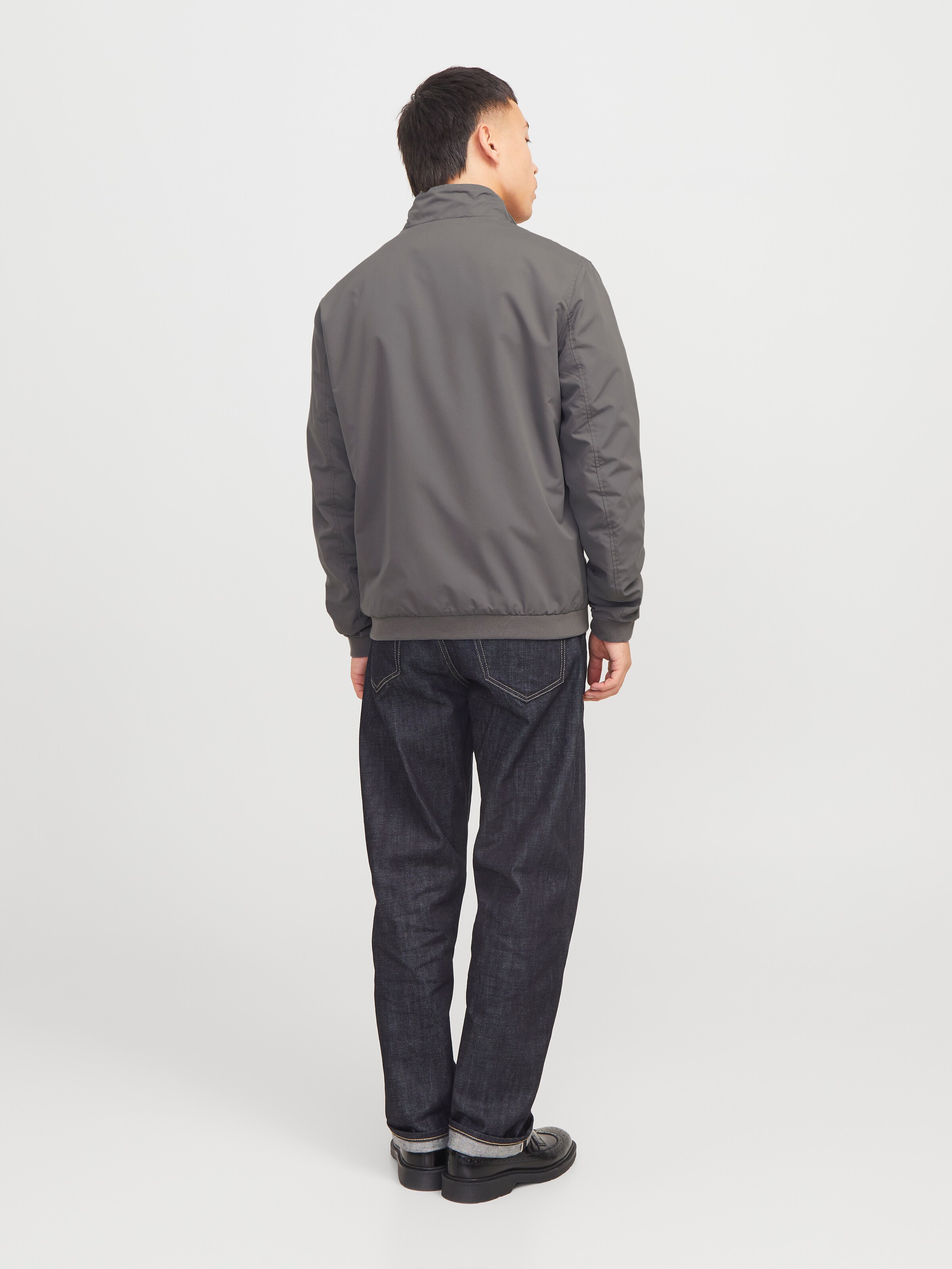 JACK & JONES Átmeneti dzseki sötétszürke