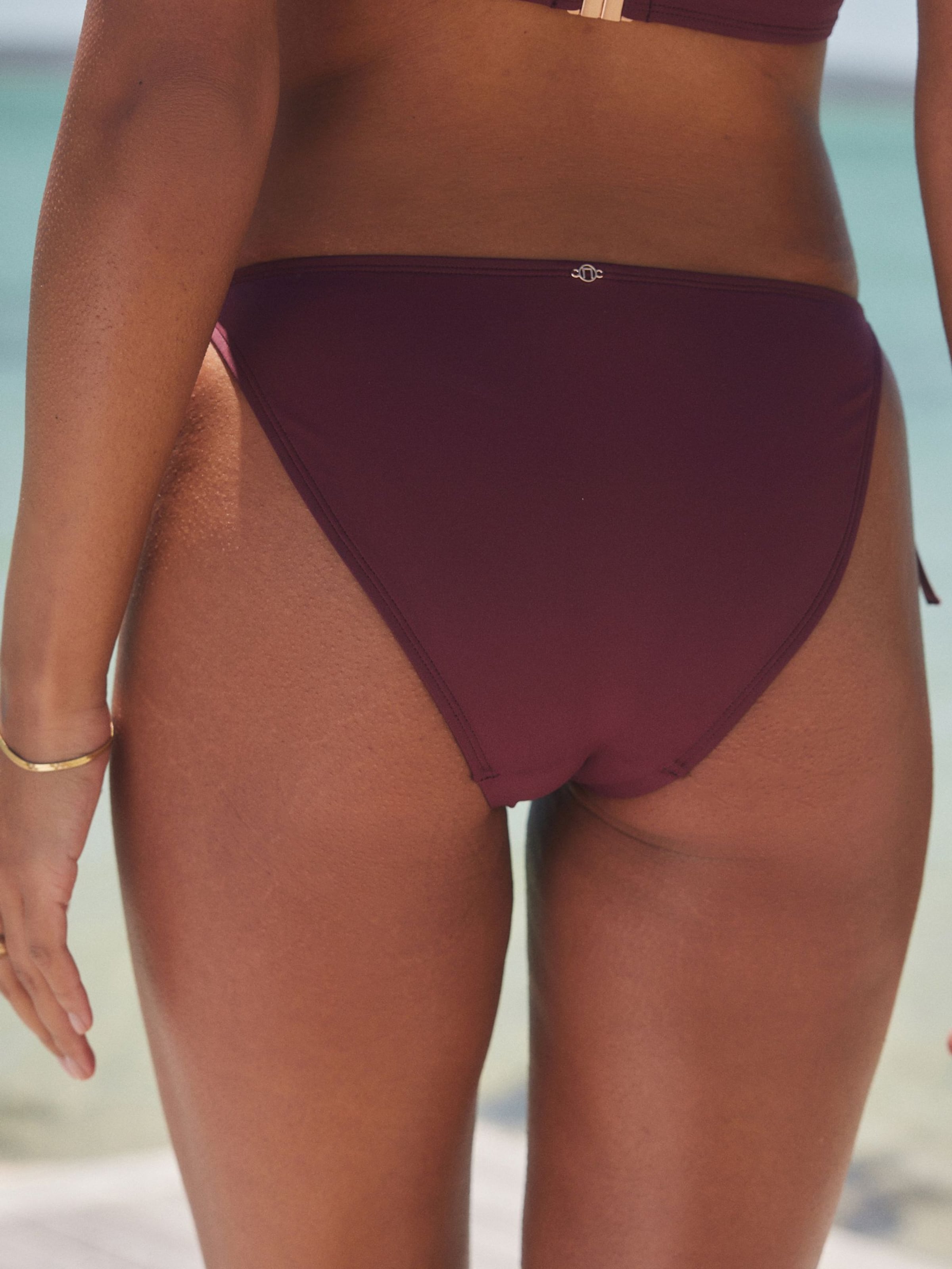 Next Bikini nadrágok borvörös