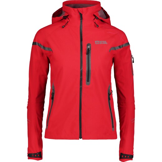 Nordblanc Piros női outdoor hardshell dzsekikabát COLER Bordó női tollas dzseki LURE NBWJL6431 | NORDBLANC