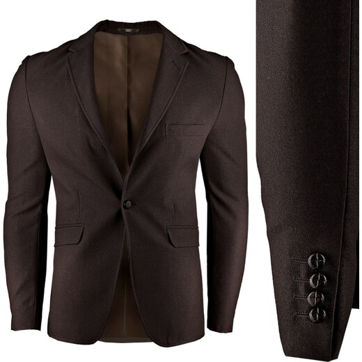 Seraph Capo D'Orlando Plain Elegance slim fit, brown Zakó M53 fekete FÉRFI ZAKÓK ÉS BLÉZEREK Ombre Férfi