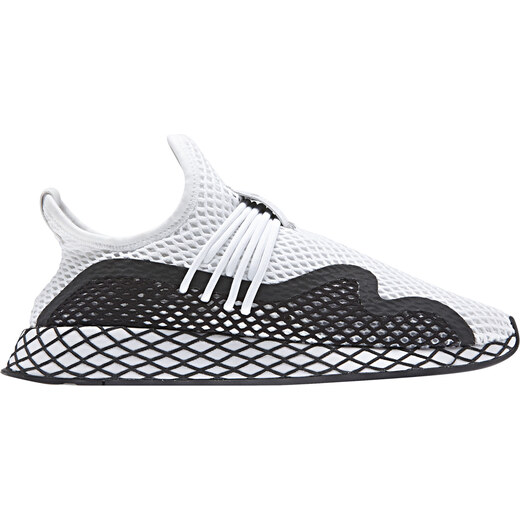 adidas deerupt white and black