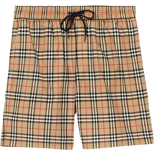 burberry check shorts